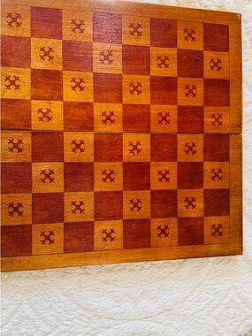 Classic Wooden Chess Board - Brown Red